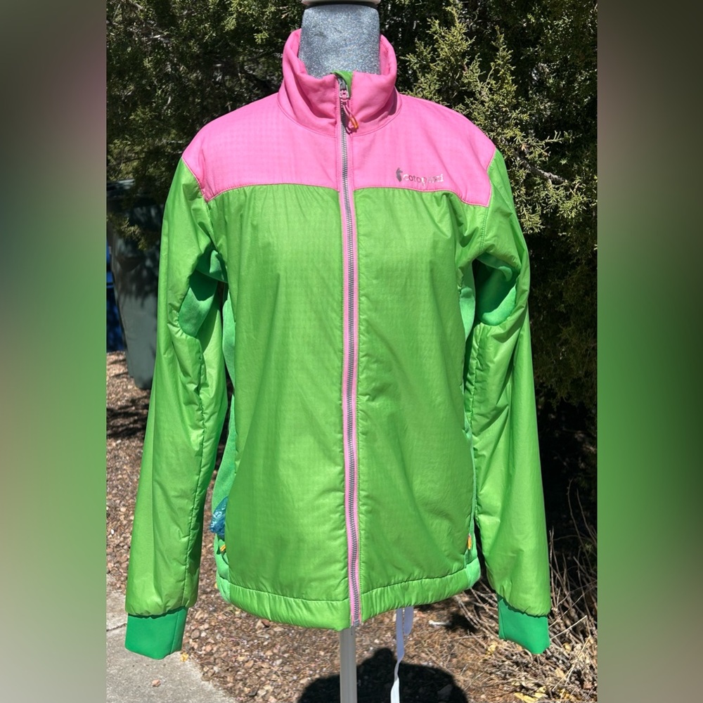 Cotopaxi Green and Pink Jacket